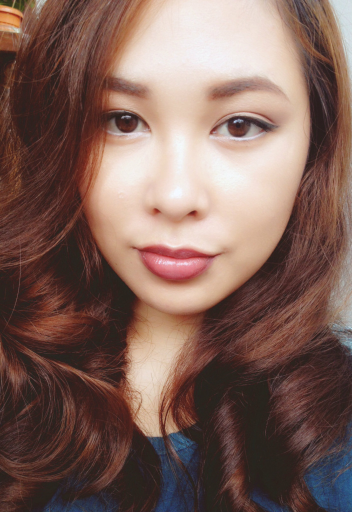 Face of The Day - Neautral Makeup and Dark Lip - 5