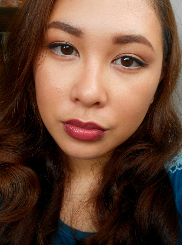 Face of The Day - Neautral Makeup and Dark Lip - 7