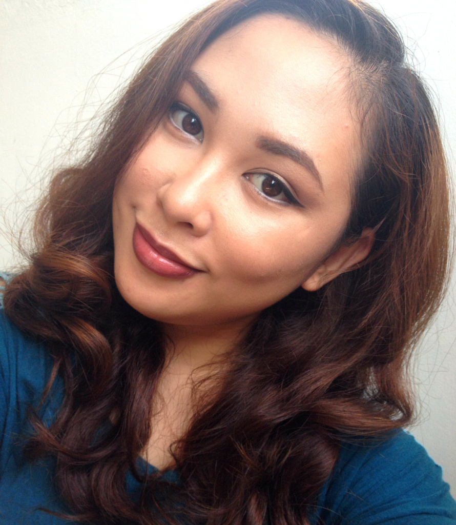 Face of The Day - Neautral Makeup and Dark Lip - 8