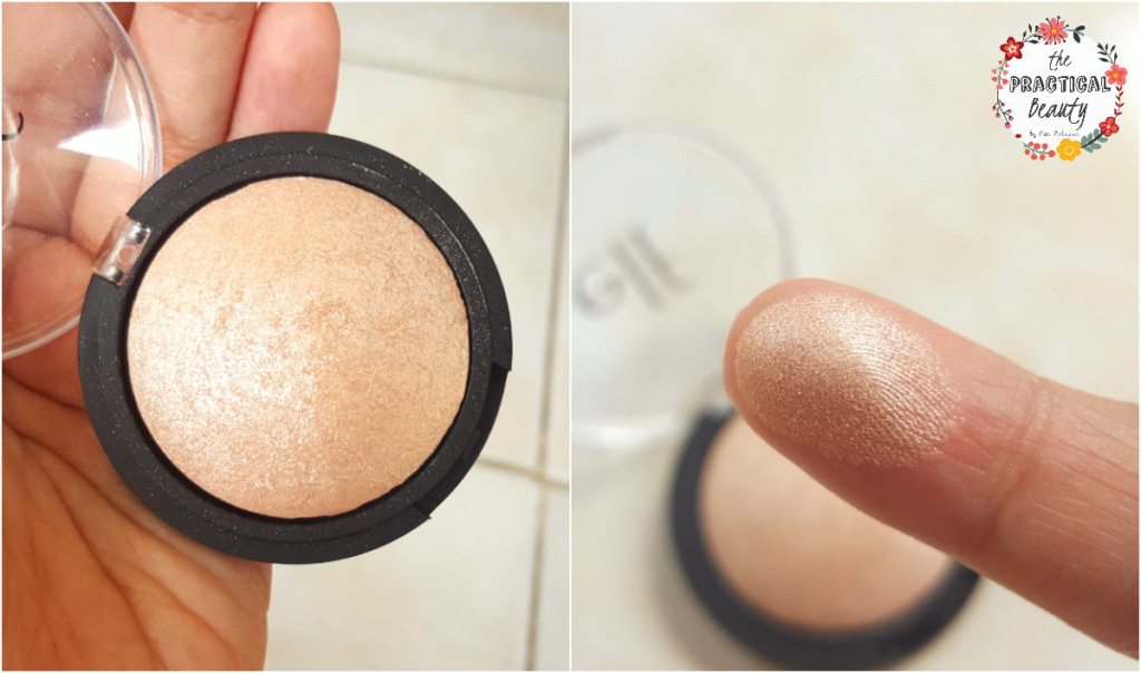 Elf Baked Highlighter - Moonlight Pearls Swatch | The Practical Beauty