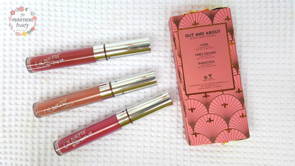 Out and About Colourpop Lipsticks Set | The Practical Beauty