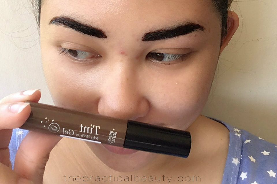 The Practical Beauty | Brow tinting before and after