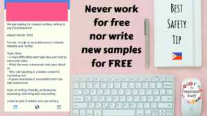Best Advice for Filipino Writers | www.thepracticalbeauty.com