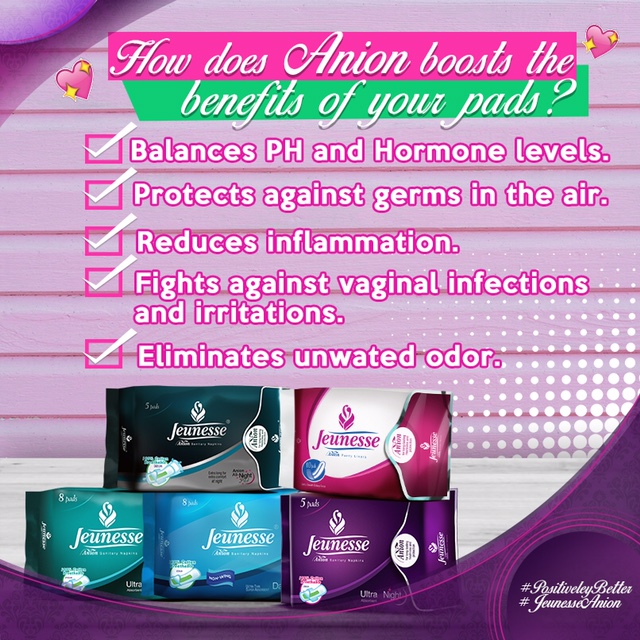 Jeunesse Anion Napkin Health Benefits - The Practical Beauty Blog